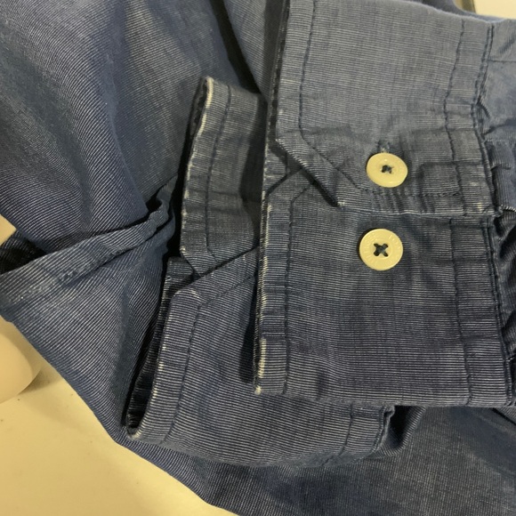 [SOLD] Tommy Hilfiger Men's Size XL Blue Button Down Long Sleeve Shirt - Picture 7 of 7